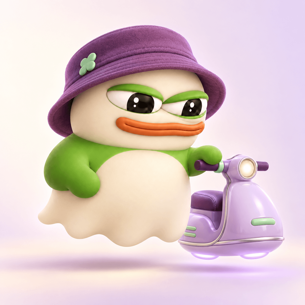 Pepoto companion in soft 3D style